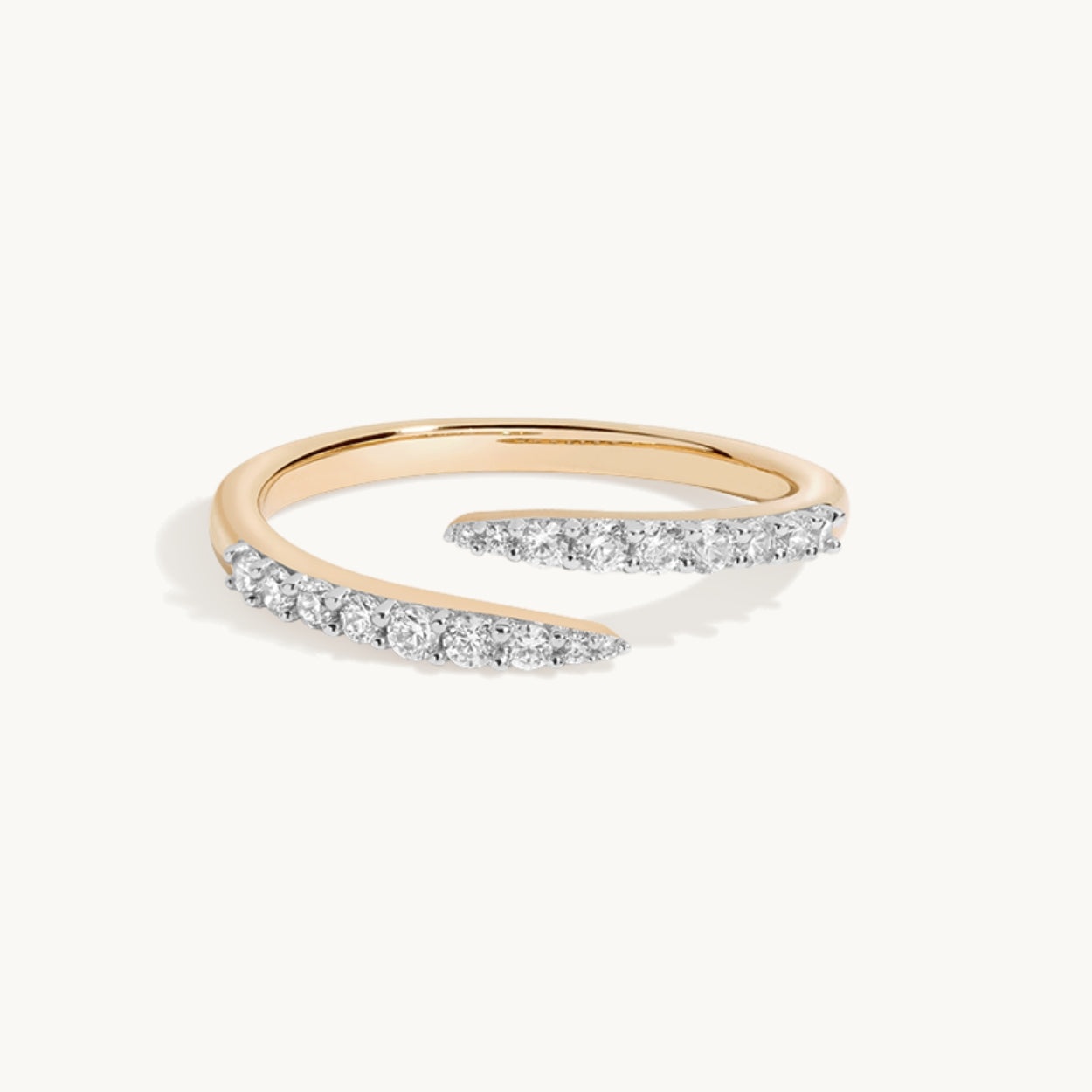 Minimalist Paved Radiance Ring