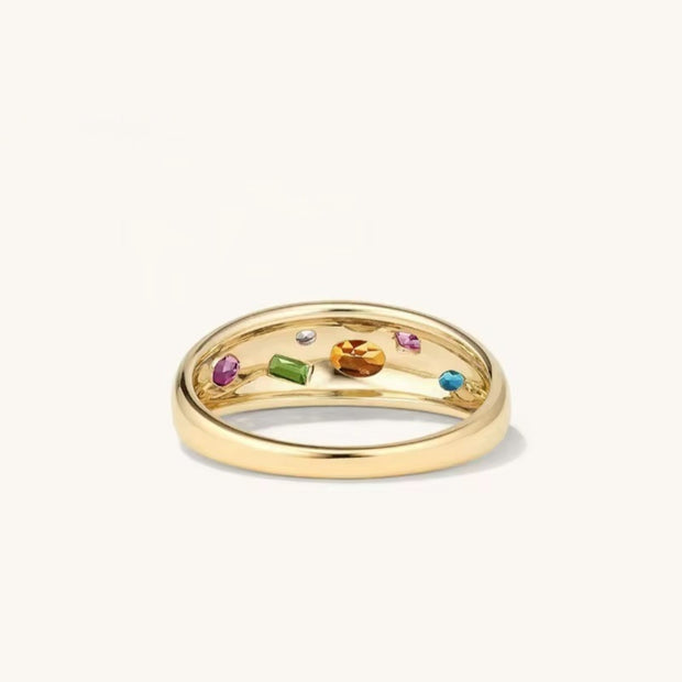 Rainbow Elegance Ring
