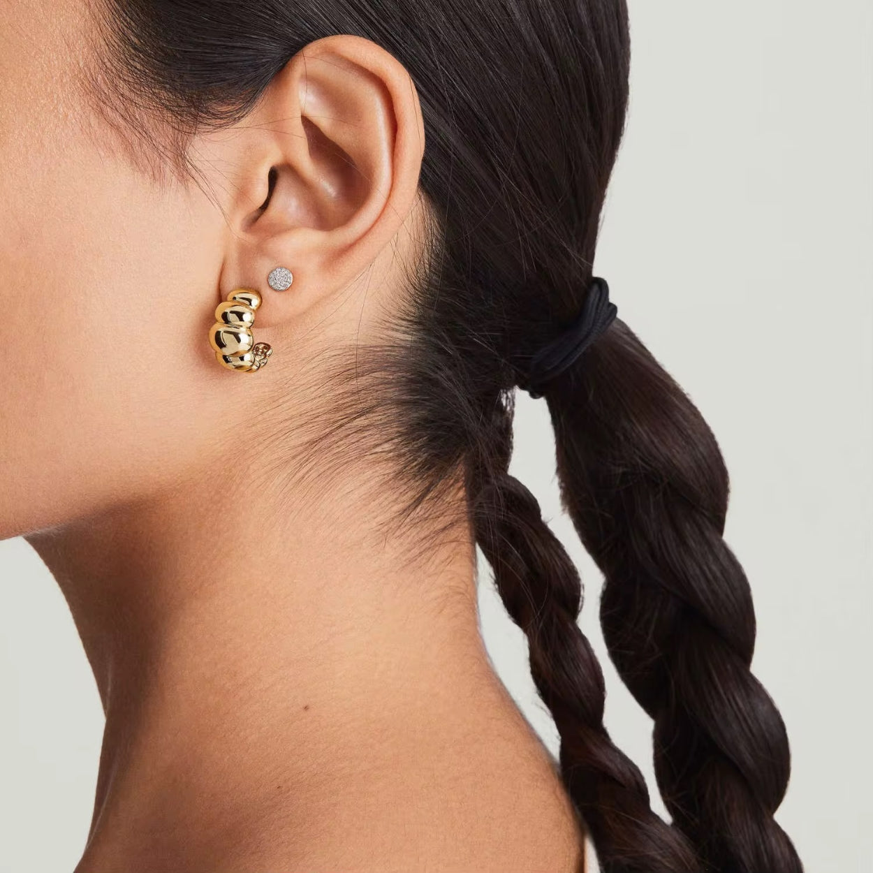 Bold Elegance Hoop Earrings