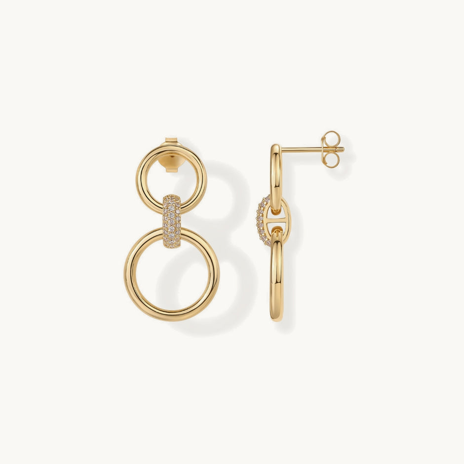 Elegant Circle Earrings