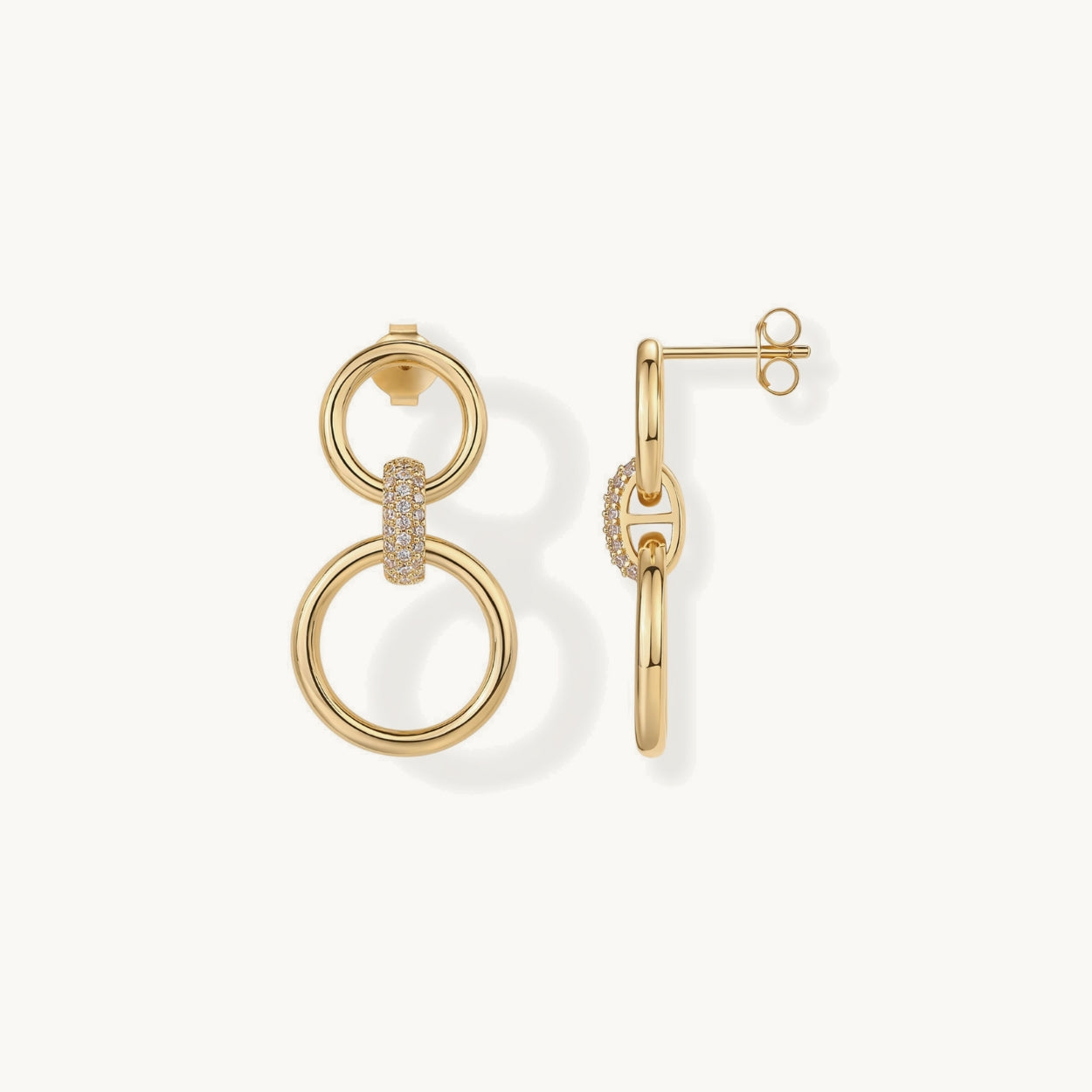 Elegant Circle Earrings