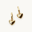 Heart Hoop Earrings