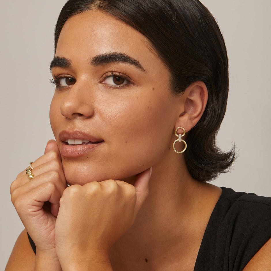 Elegant Circle Earrings